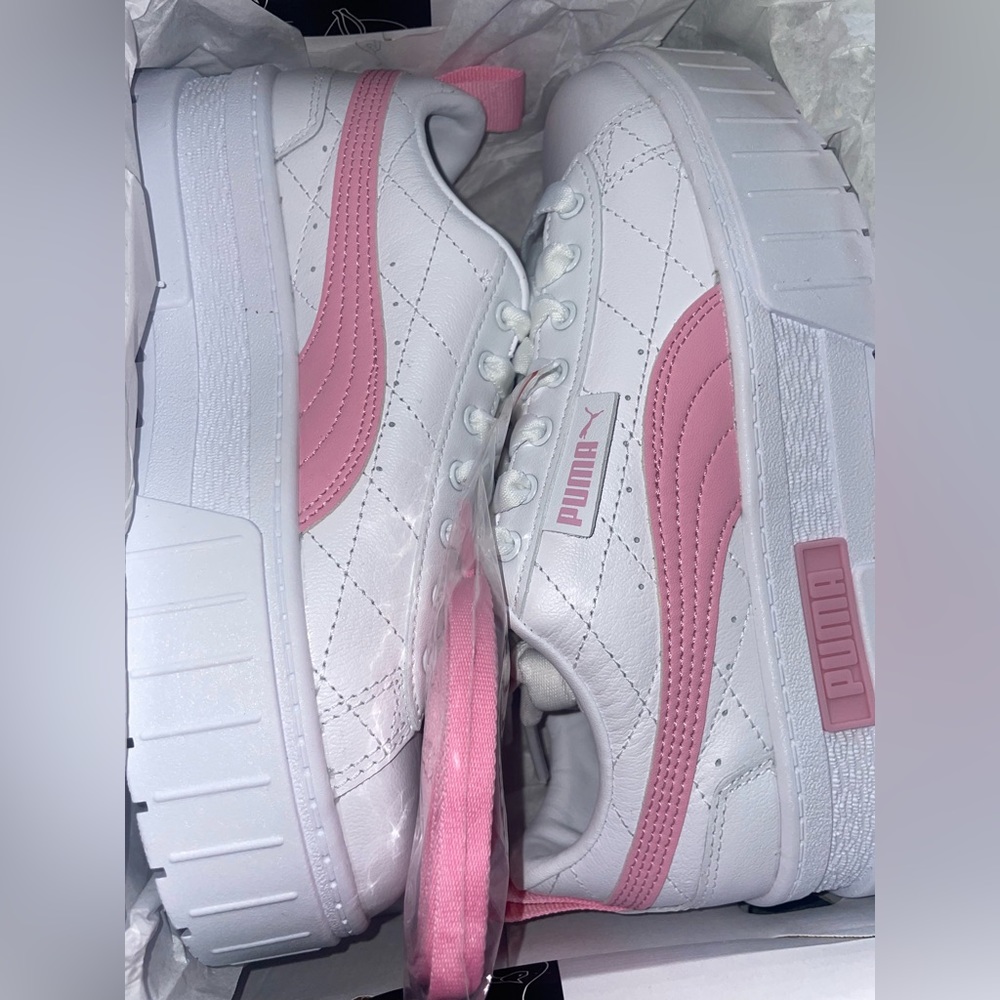 Women’s PUMA Baby Phat x Mayze White- Prism Pink Sneaker